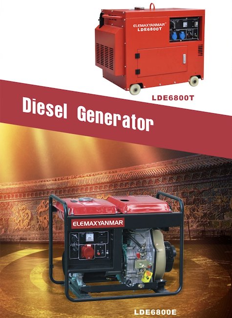Elemax LDE diesel generator range