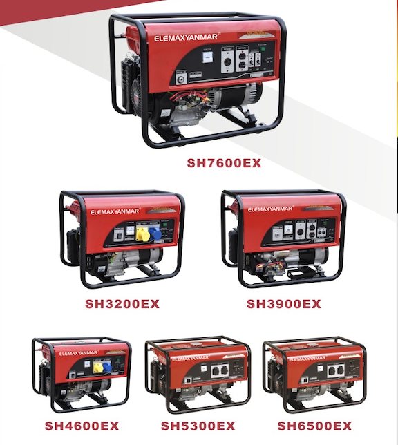 Elemax SH-EX petrol generator range